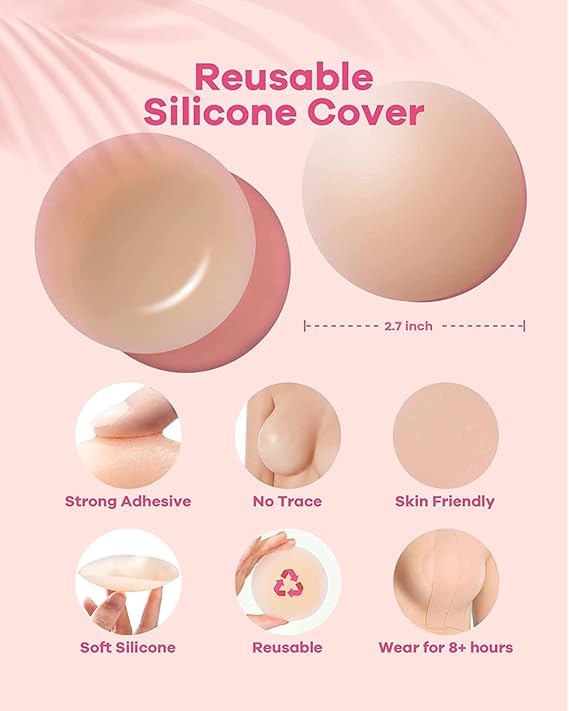 Glowvera Nipple Covers – Soft & Invisible