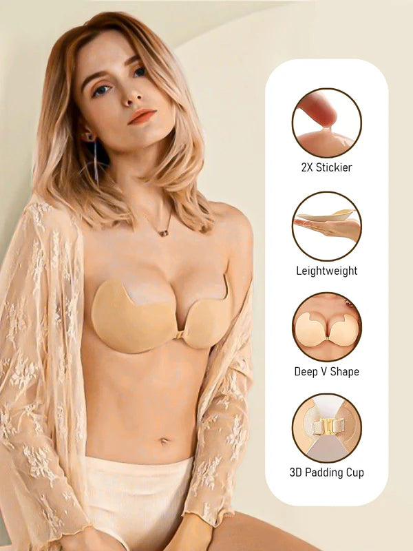 Invisible Lift-Up Pasties Bra   Pack 2