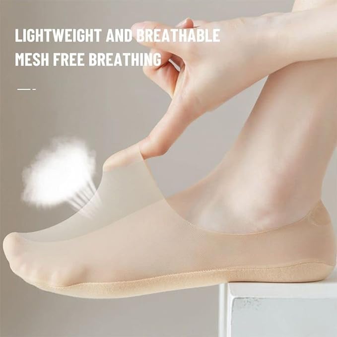 Anti-Slip Invisible Ice Silk Socks (No-Show Socks)