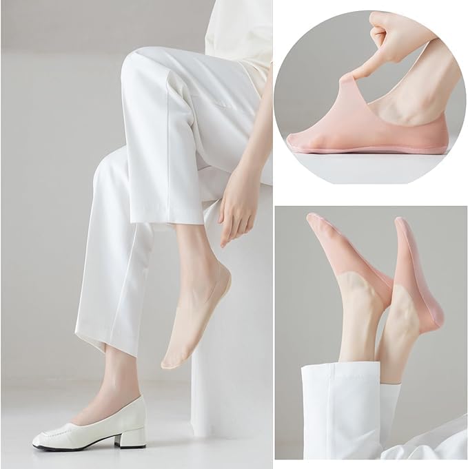 Anti-Slip Invisible Ice Silk Socks (No-Show Socks)