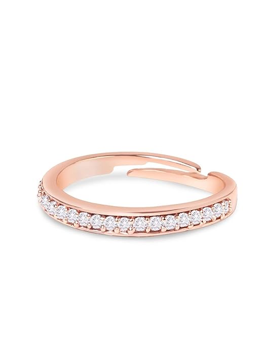 Rose Gold American Diamond Ring