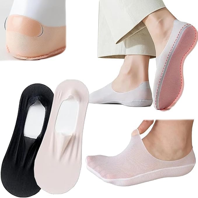 Anti-Slip Invisible Ice Silk Socks (No-Show Socks)