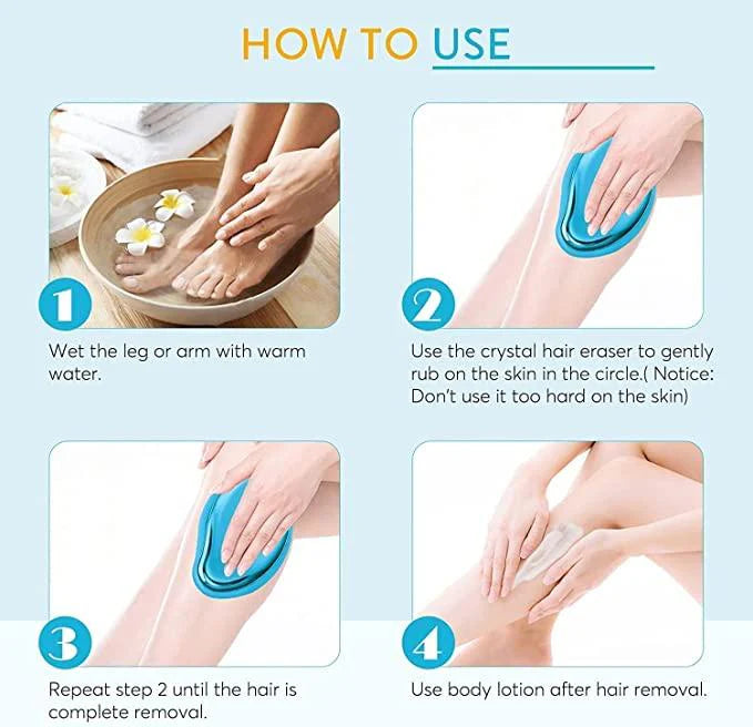 ✨ GlowSmooth™ Crystal Hair Eraser – Silky Skin, Zero Pain!