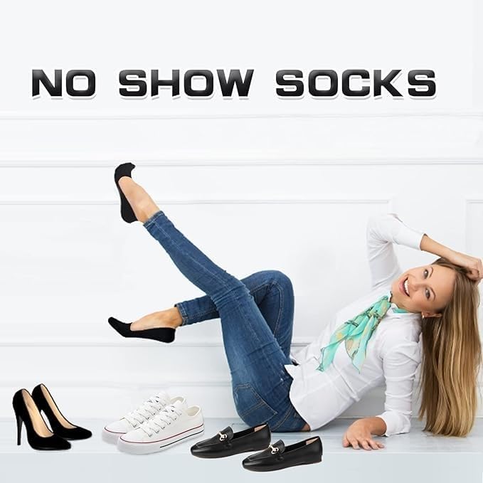 Anti-Slip Invisible Ice Silk Socks (No-Show Socks)