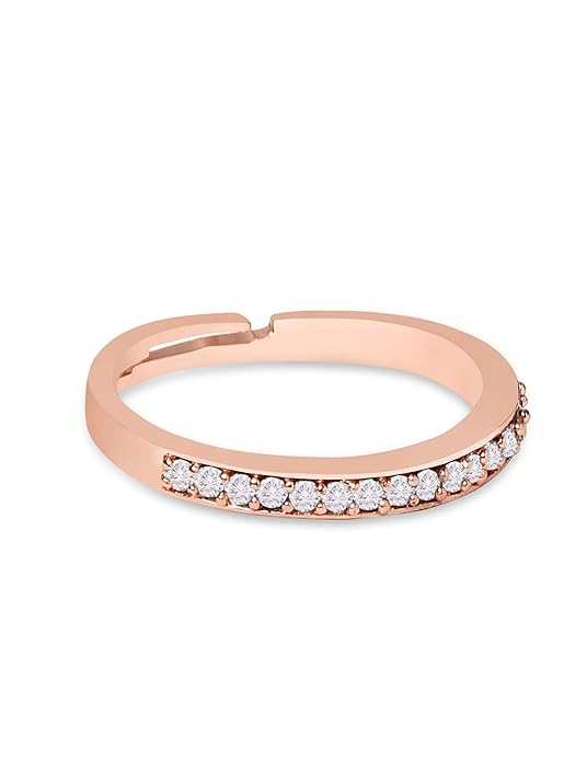 Rose Gold American Diamond Ring