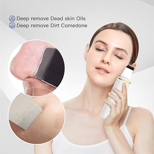 🌸 GlowWave™ 4-in-1 Face Skin Scrubber