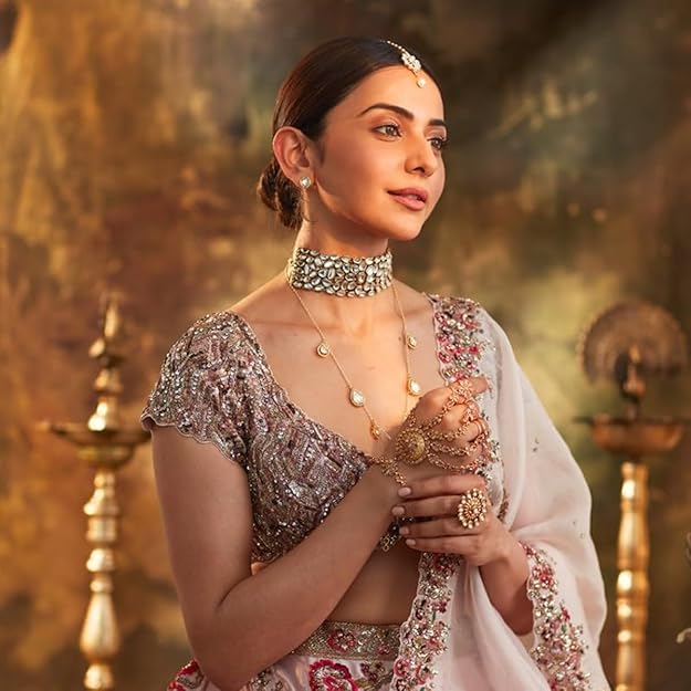 Gold Plated Kundan Choker Set