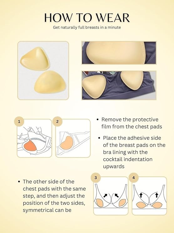 GlowVera™ Silicone Bra Inserts – Invisible Natural Lift