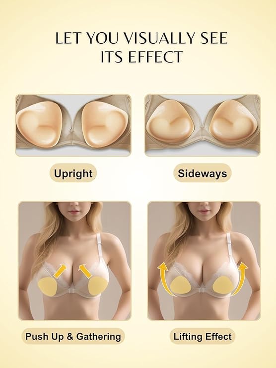 GlowVera™ Silicone Bra Inserts – Invisible Natural Lift
