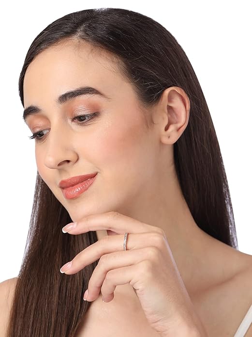 Rose Gold American Diamond Ring