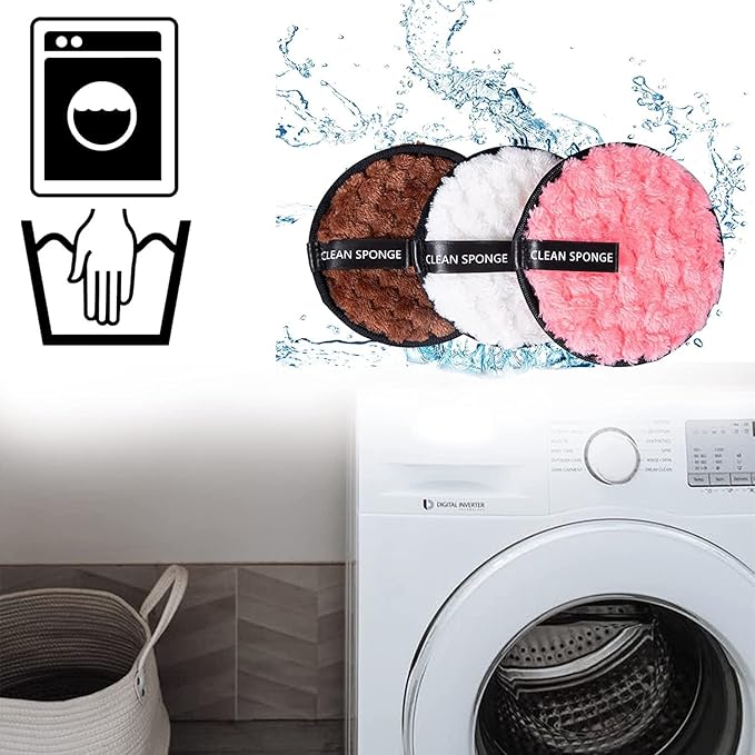 Reusable Microfiber Makeup Remover Pads