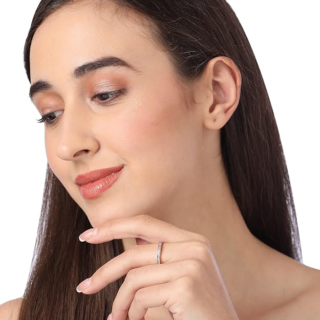 Rose Gold American Diamond Ring