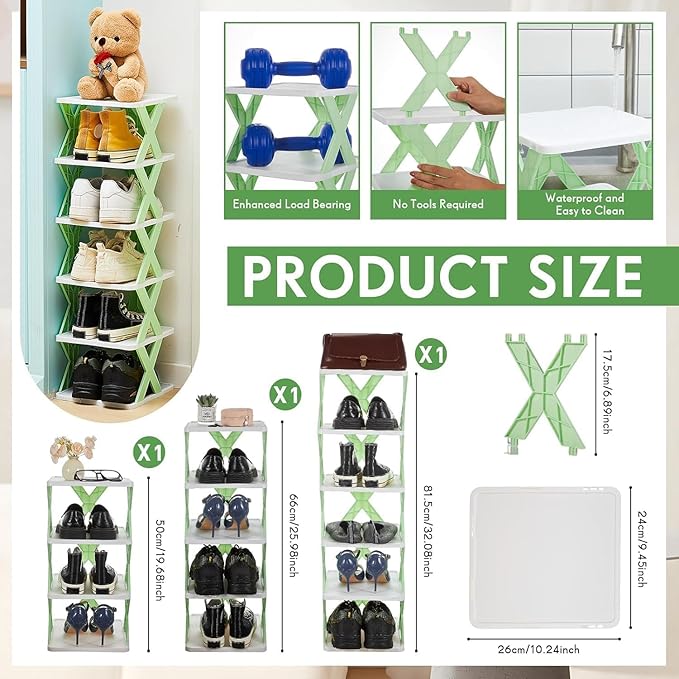 6-Layer Shoe Organizer – Space Made Simple