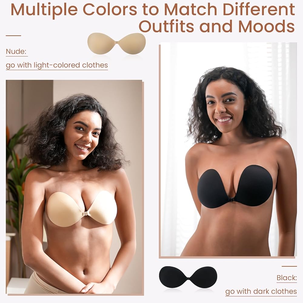 GlowVera™ Invisible Sticky Bra – Buy 1 Get 1 Free (PACK OF 2)