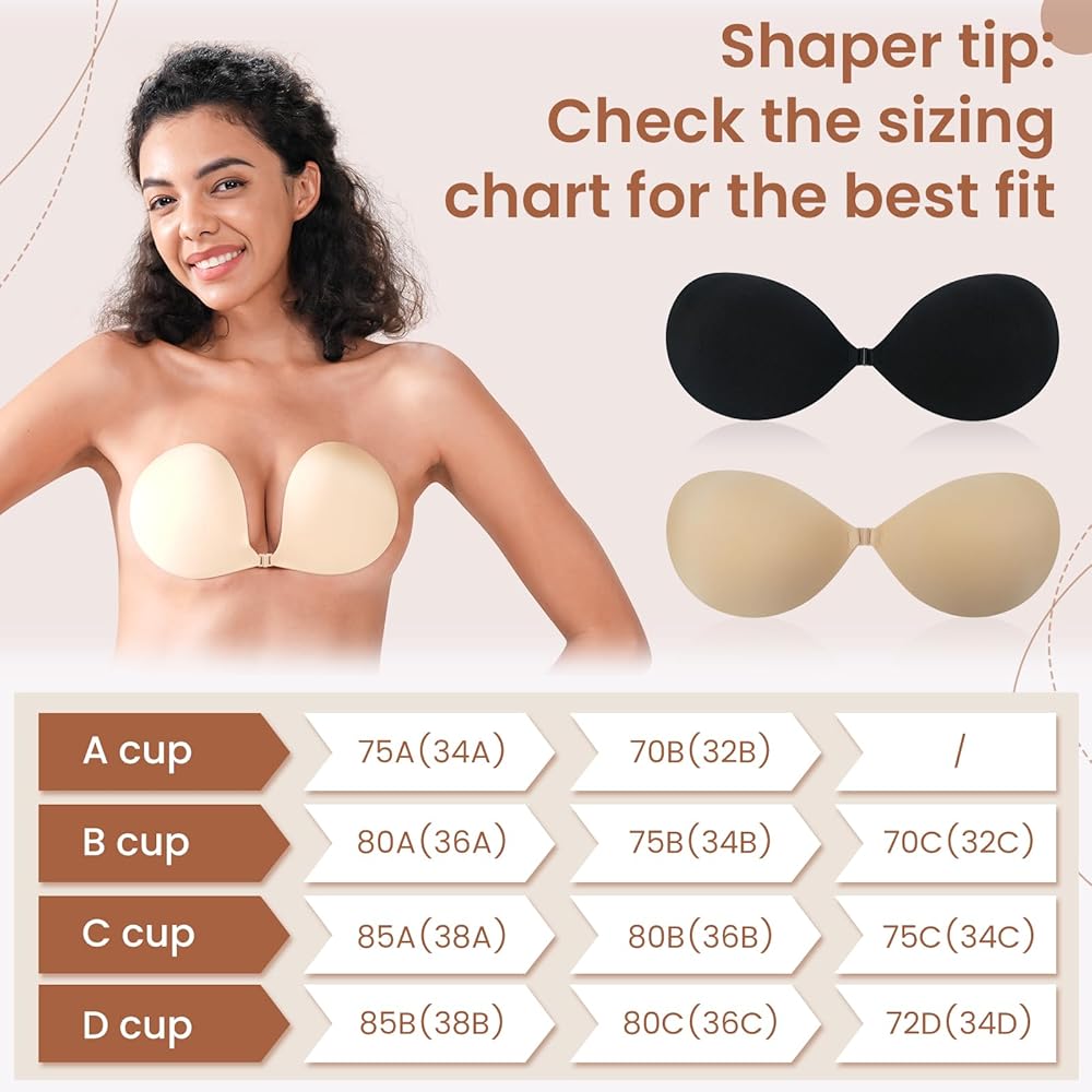 GlowVera™ Invisible Sticky Bra – Buy 1 Get 1 Free (PACK OF 2)